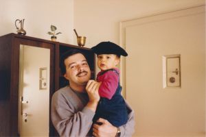 Mein Vater und ich um 1986